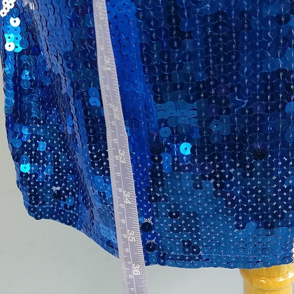 Union Jack Sequin Charades costume dress defect XL - Picture 3 of 7